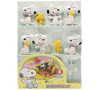 Snoopy Smiling Pick 8 Pack of Snoopy Woodstock Peanuts Lunch Pick