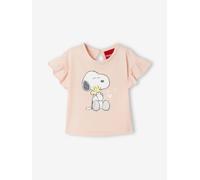 Snoopy T-Shirt for Baby Girls, by Peanuts® pink medium solid with desig