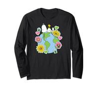 Snoopy Woodstock Love Earth Long Sleeve T-Shirt