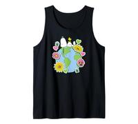 Snoopy Woodstock Love Earth Tank Top