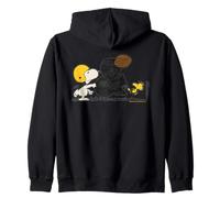 Snoopy Woodstock Retro Football Team Friends Classic Game Zip Hoodie