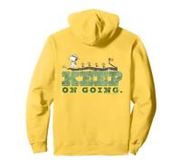 Snoopy Woodstock Summer Camp Scouts Adventure Nature Retro Pullover Hoodie