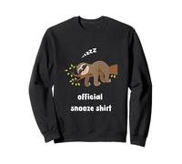 Snooze Cute Sloth Bedtime Tea Nighty-Night T Dreamy D Sweatshirt