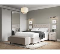 Snooze Lunar Ottoman Bed Frame Double Darwin Stone