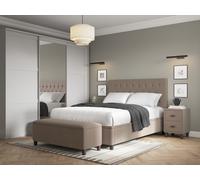 Snooze Lunar Ottoman Bed Frame Double Opulence Midnight