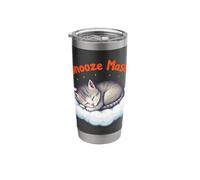 Snooze Master Cat Lover Nap Enthusiast Stainless Steel Insulated Tumbler