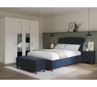 Snooze Moonshine Ottoman Bed Frame Double Topaz Beige