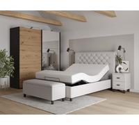 Snooze Nightfall Adjustable Bed Frame King Opulence Midnight