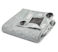 Snooze PortaBlind, Portable Kids Baby Blackout Curtain Blind in Grey (100 x 130 x 0.5 cm)