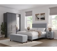Snooze Star Bed Frame Double Topaz Beige