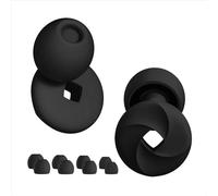 Snooze Therapy Noise Cancelling Ear Plugs, Reusable Noise Cancelling Ear Plugs, Comfortable Hearing Protection (Black,OPP Packaging)