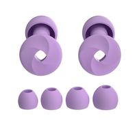 Snooze Therapy Sleep Ear Plugs, Reusable Noise Cancelling Ear Plugs, Comfortable Hearing Protection (Purple, Plastic Packaging)