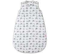 Snoozebag Baby Sleeping Bag 2.5 Tog Elephant Love Grey Design Cotton Unisex Nursery Side Zip Opening (6-18 Months)