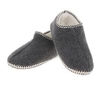 Snoozies! Cabin Bootie Plain Super Soft Womens Slippers with Non-Slip Sole - Ladies sizes from 3-7 (Grey, large)