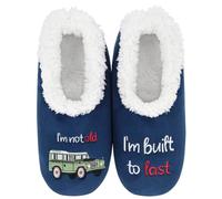 Snoozies Pairables Built to last Mens Sherpa Fleece Super Soft Slippers Sizes 6-13 (Built to Last, UK Footwear Size System, Adult, Men, Alpha, Medium, Small)