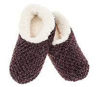 Snoozies! Rich and fabulous Super Soft Womens Slippers with Non-Slip Sole - Ladies sizes from 3-7 (Brown, small)