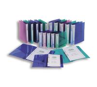 Snopake 15 mm Ring Binder PP (Polypropylene) A4 2 Rings Transparent Pack of 10