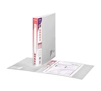 Snopake A4 4 D-Ring 25 mm Executive Presentation RingBinder - Clear [Pack of 1] Ref: 13386s