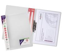 Snopake 12772 A4 Clamp Binder with 100 Sheet Capacity - Clear (Pack of 10)
