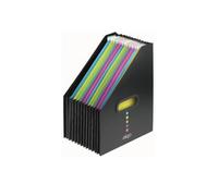 Snopake 15171 Eligo Desk Expander 13-Part Portrait Black