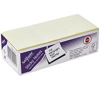 Snopake 50 x 38 mm Yellow Sticky Notes [Pack of 12, 100 Sheets per Pad ] 12127, 1.5 x 2 inches