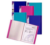 Snopake Electra Display Book 24 Pocket A3 Assorted (5 Pack)