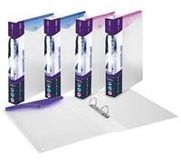 Snopake A4 2 D-Ring 25mm TripleView RingBinder - Electra Assorted [Pack of 5] Ref: 15718