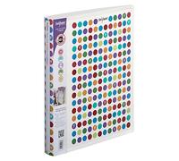 Snopake A4 2 O-Ring 25 mm Polka Dot RingBinder [Pack of 5] Ref: 15738