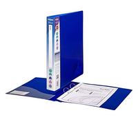 Snopake A4 2 O-Ring 25 mm RingBinder - Electra Blue [Pack of 10] Ref: 10159