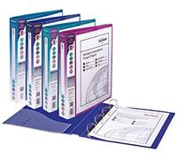 Snopake A4 4 D-Ring 25 mm Executive Presentation RingBinder - Electra Assorted [Pack of 10] Ref: 13392
