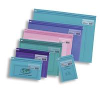 Snopake - A4++(405x260mm) 'Zippa Bag S' Electra Colour Pack of 5 Ref: 14153