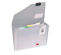 Snopake A4 6 - Parts Expanding Organiser - Clear