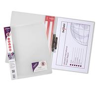 Snopake A4 Clamp Binders - CLEAR