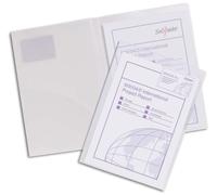 Snopake A4 Clear TwinFile [Pack of 5] Polypropylene Presentation/Report File [14030]