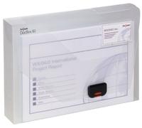 Snopake A4 DocBox Clear 60 mm Box File with Push Lock (Pack of 1) Ref 12871