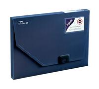 Snopake A4 DocBox Dark Blue 25mm Box File with Push Lock [Pack of 1] Ref: 12845