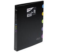 Snopake A4 Eligo Executive CardFile for 500 Business Cards - Black [Pack of 1] Ref: 15078