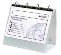 Snopake A4 Landscape Ring Binder Easel - Clear (Pack of 5)