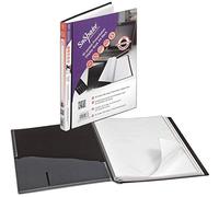 Snopake A4 Premium Presentation Display Book 40 Pockets - Black [Pack of 1] Ref: 15783