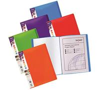 Snopake A4 Rainbow Display Book 24 Pockets - Rainbow Assorted [Pack of 5] Ref: 15808
