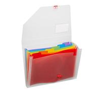 Snopake A4 Rainbow Expanding Organiser 6-Part [Pack of 1] Ref: 15767