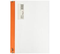 Snopake A4 Zippa-Bag ‘S’ Classic with Write-On Label [Pack of 25] 325 x 235 mm - Transparent/Assorted Zip Strip [Ref: 12796]