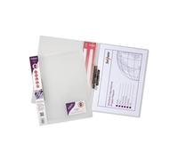 A4 Clamp Binders - Clear - Pack of 10