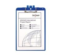 Snopake Clipboard with Pen Holder A4 Blue 15886