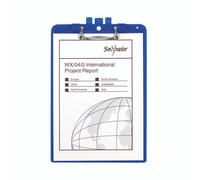 Snopake Clpb With Pen Hldr A4 Blue