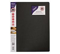 Snopake A4 Indexed Display Book 40 Pockets - Black [Pack of 1] Ref: 12340s