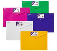 Snopake Snopake Polyfile ID Wallet File Polypropylene A4 Bright Assorted Colours