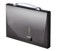 Snopake Eligo Doc Case & Expander 6-Part - Black [Pack of 1] Ref: 15697
