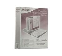 Snopake Executive Presentation 4D-Ring A4 Binder Clear