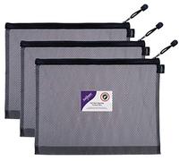 Snopake Zip Lock Bag 15881 Zip EVA (Ethylene-Vinyl Acetate) 39 (W)3 (D)27.5 (H) cm Black 3